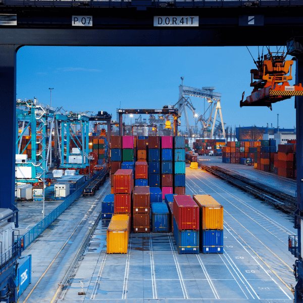 Bãi container và kho phân phối